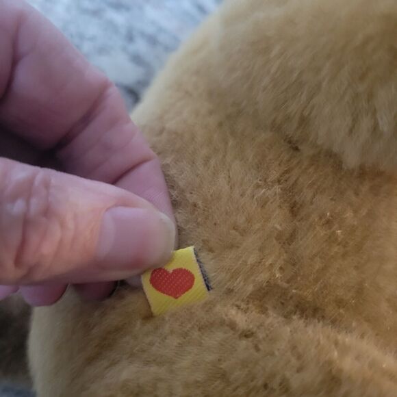 RETIRED Vintage Build A Bear Puppy Dog Brown/Tan Stuffed Plush Tab 12" BAB - Picture 3 of 5